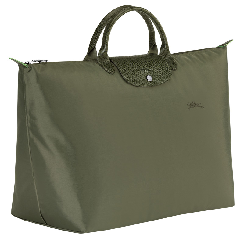Bolsas De Viagem Longchamp Le Pliage Green L Travel bag Feminino Forest | LC-MQYA0728