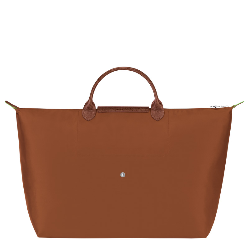 Bolsas De Viagem Longchamp Le Pliage Green L Travel bag Feminino Cognac | LC-MTMW4134