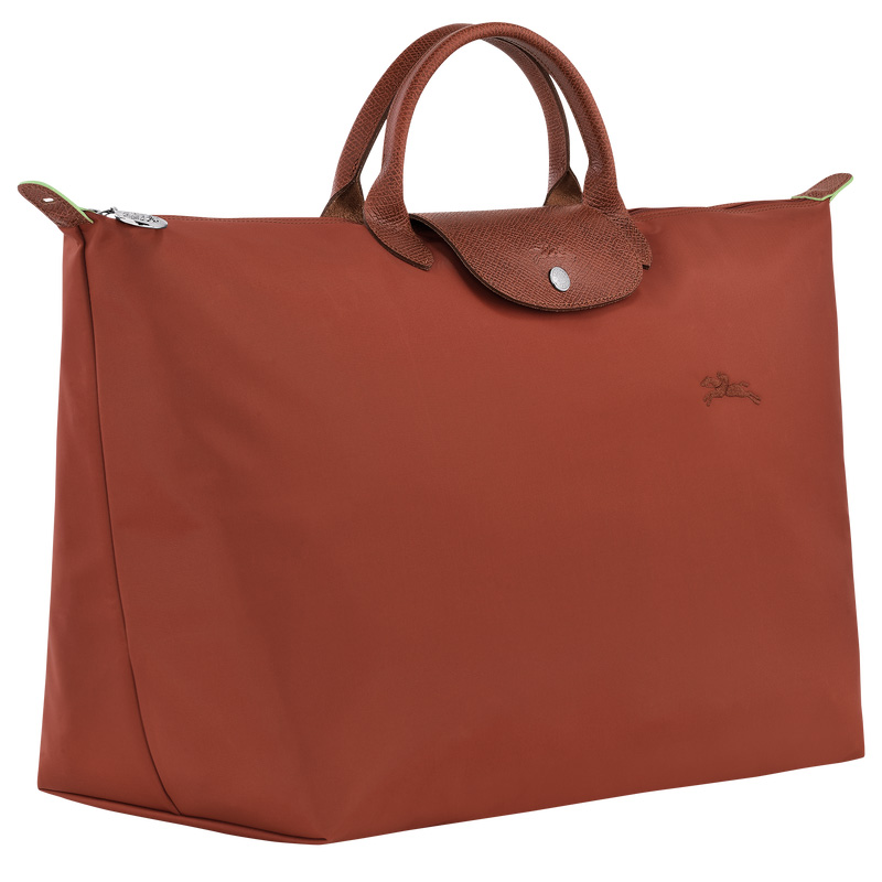 Bolsas De Viagem Longchamp Le Pliage Green L Travel bag Masculino Chestnut | LC-APBE6526