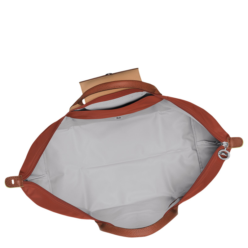Bolsas De Viagem Longchamp Le Pliage Green L Travel bag Masculino Chestnut | LC-APBE6526