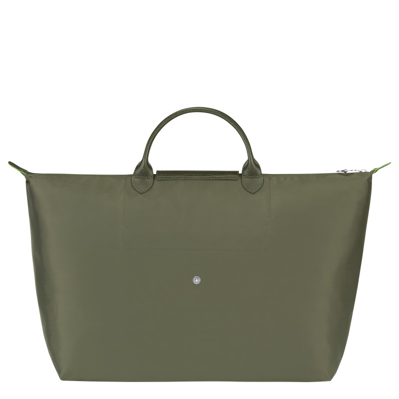 Bolsas De Viagem Longchamp Le Pliage Green L Travel bag Masculino Forest | LC-PUGS1787