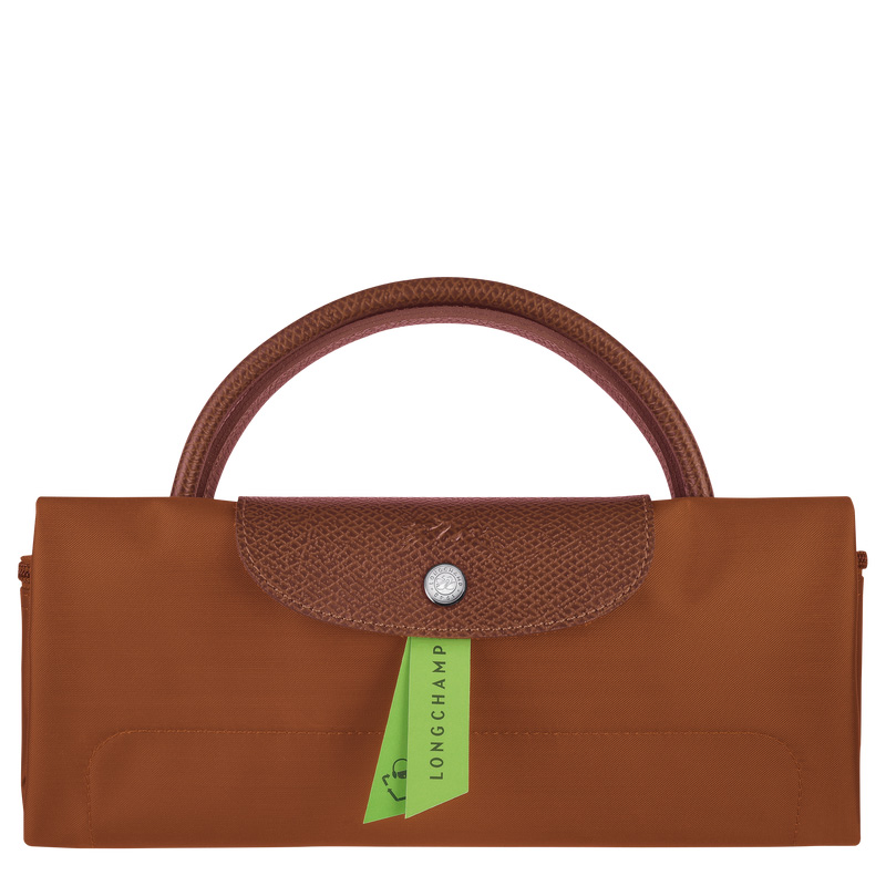 Bolsas De Viagem Longchamp Le Pliage Green L Travel bag Masculino Cognac | LC-MKGT9177