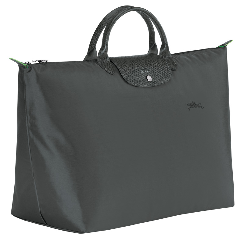 Bolsas De Viagem Longchamp Le Pliage Green L Travel bag Masculino Graphite | LC-PFDN7652