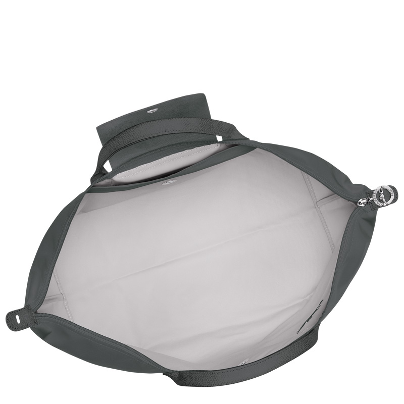 Bolsas De Viagem Longchamp Le Pliage Green L Travel bag Masculino Graphite | LC-PFDN7652