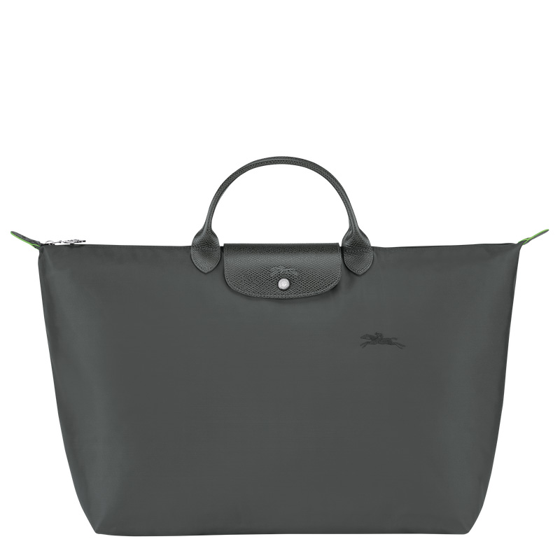 Bolsas De Viagem Longchamp Le Pliage Green L Travel bag Masculino Graphite | LC-PFDN7652
