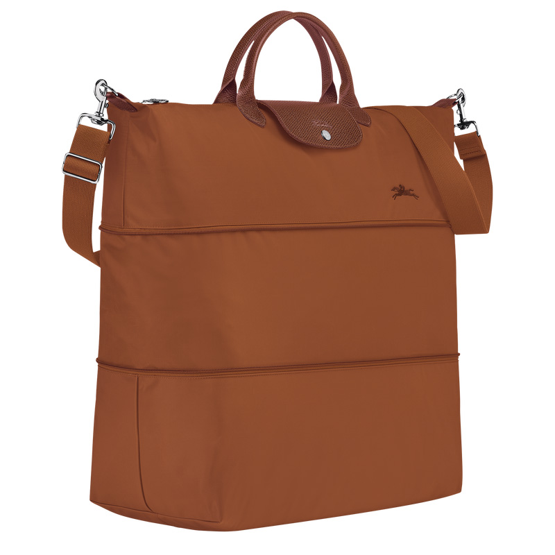 Bolsas De Viagem Longchamp Le Pliage Green Travel bag expandable Feminino Cognac | LC-AIBT5958