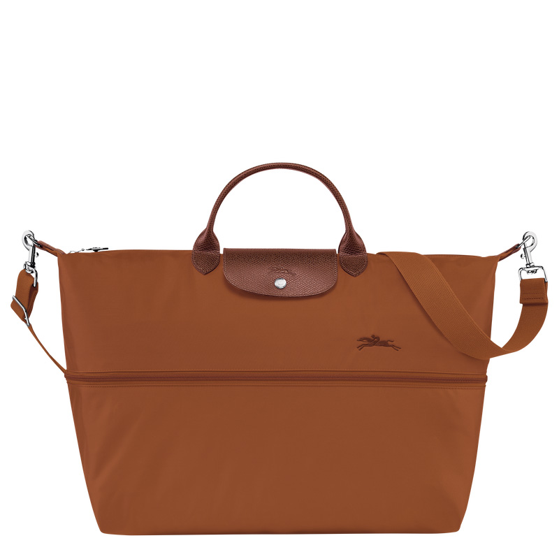 Bolsas De Viagem Longchamp Le Pliage Green Travel bag expandable Feminino Cognac | LC-AIBT5958
