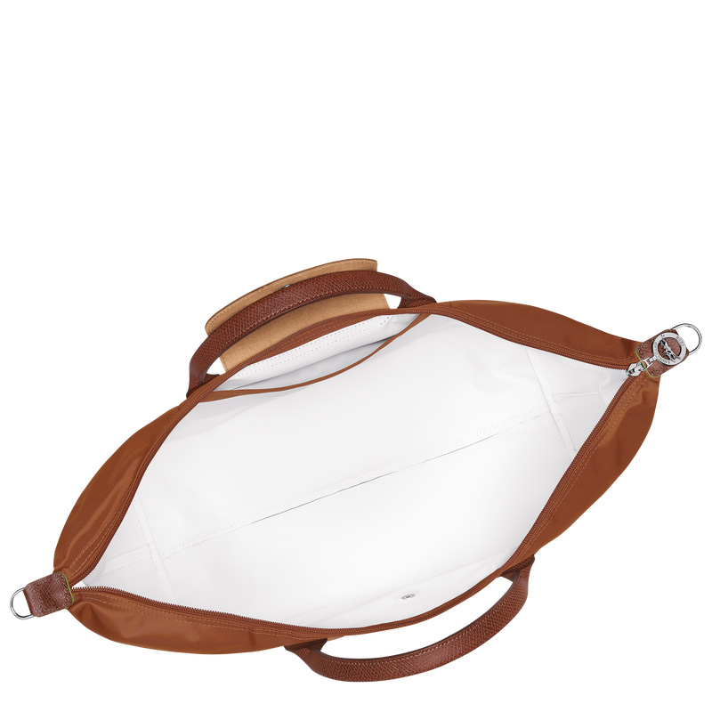 Bolsas De Viagem Longchamp Le Pliage Green Travel bag expandable Feminino Cognac | LC-AIBT5958