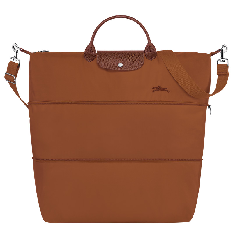 Bolsas De Viagem Longchamp Le Pliage Green Travel bag expandable Feminino Cognac | LC-AIBT5958