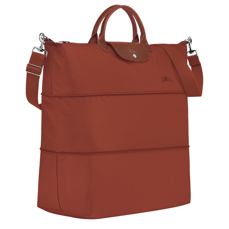 Bolsas De Viagem Longchamp Le Pliage Green Travel bag expandable Masculino Chestnut | LC-NBBR0764