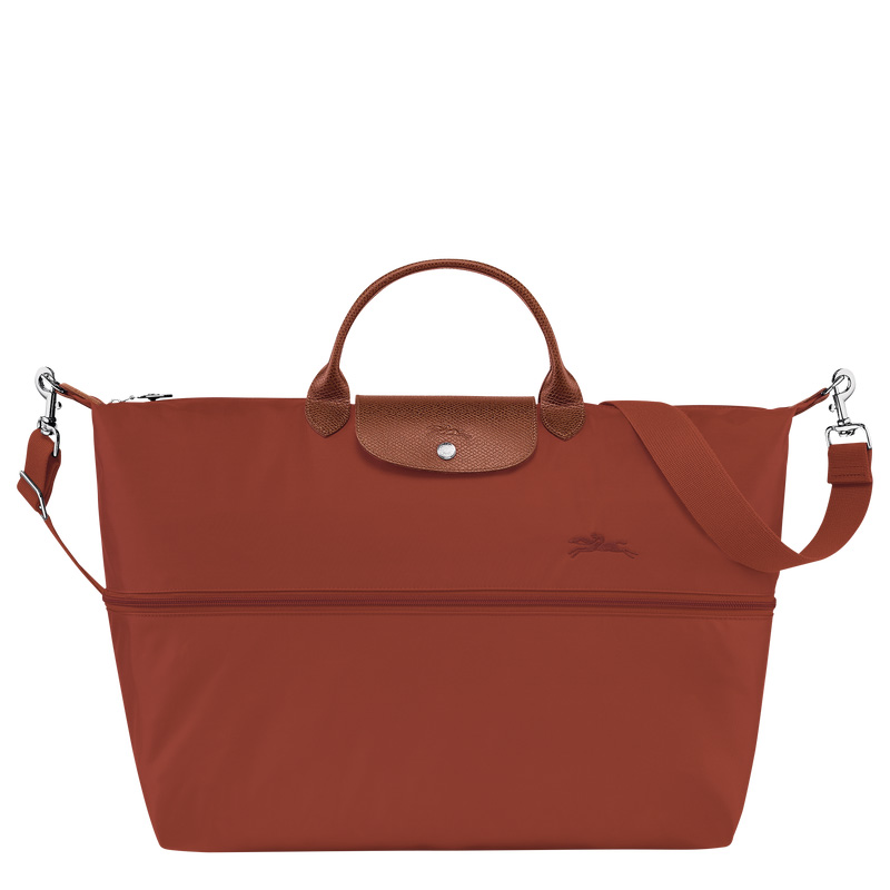 Bolsas De Viagem Longchamp Le Pliage Green Travel bag expandable Masculino Chestnut | LC-NBBR0764