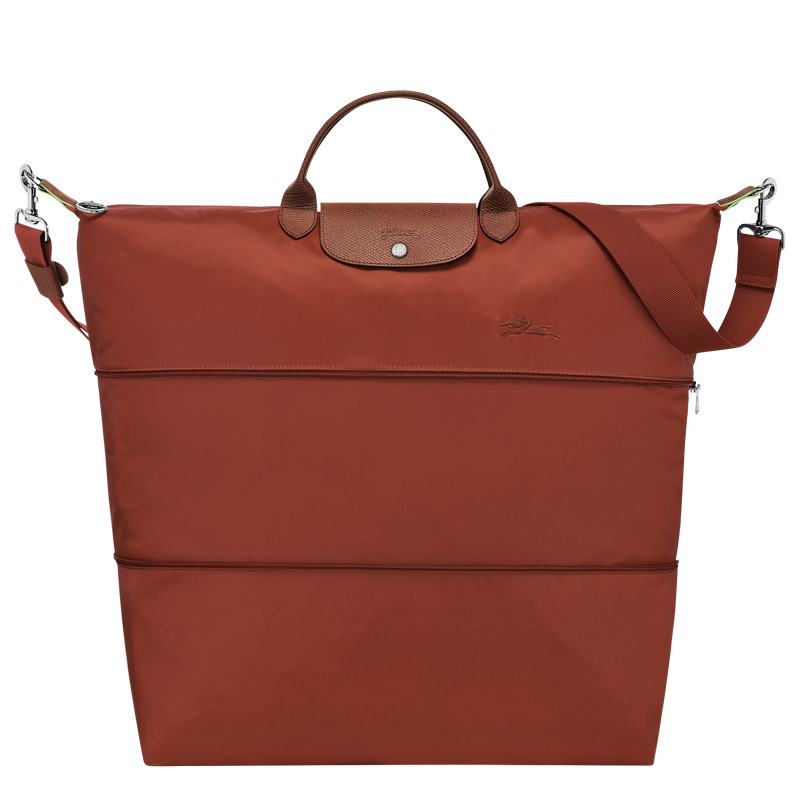 Bolsas De Viagem Longchamp Le Pliage Green Travel bag expandable Masculino Chestnut | LC-NBBR0764