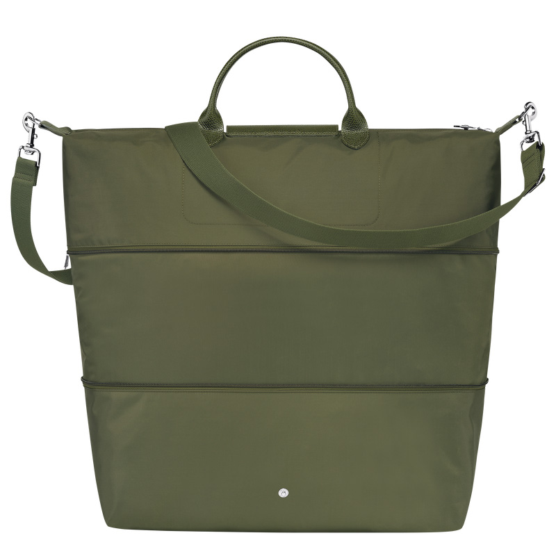 Bolsas De Viagem Longchamp Le Pliage Green Travel bag expandable Masculino Forest | LC-IJRJ2763