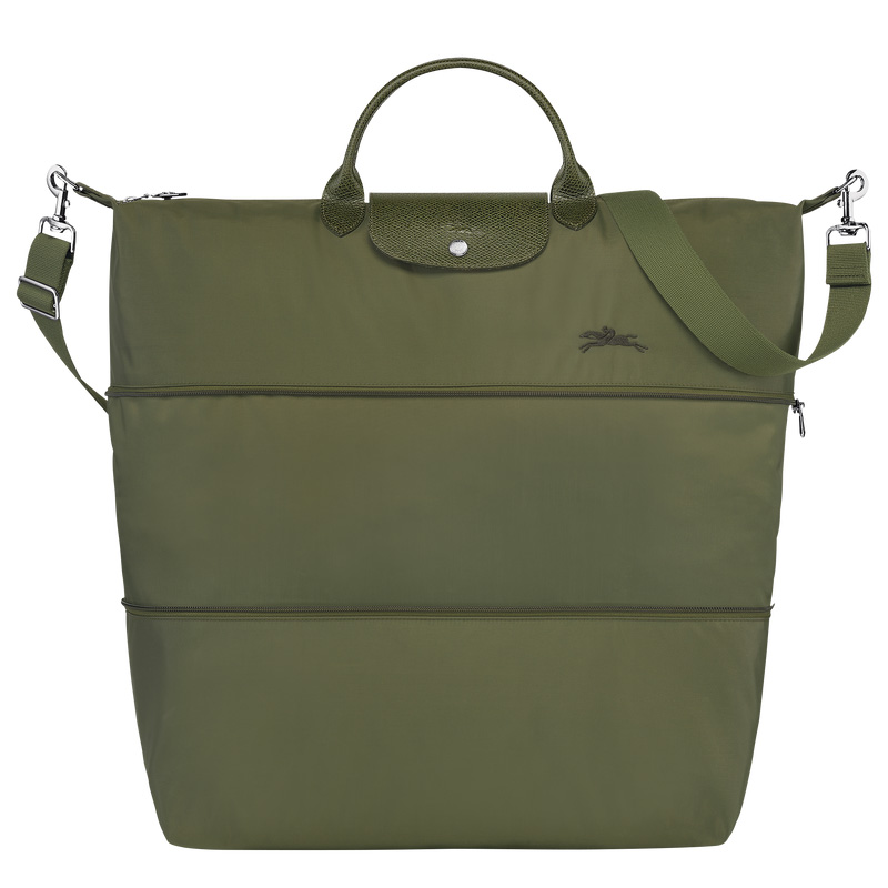 Bolsas De Viagem Longchamp Le Pliage Green Travel bag expandable Masculino Forest | LC-IJRJ2763