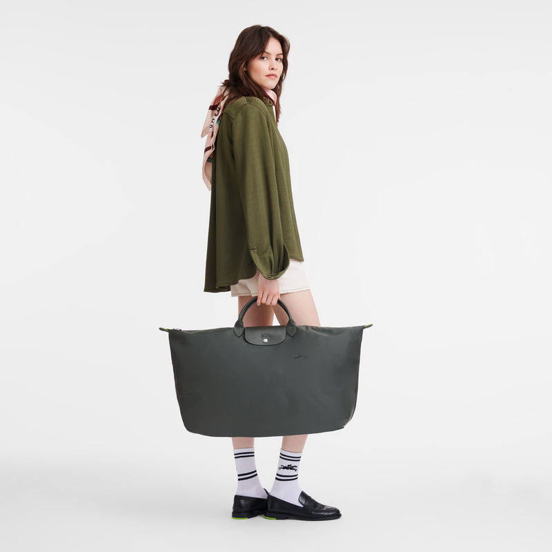 Bolsas De Viagem Longchamp Le Pliage Green XL Travel bag Feminino Graphite | LC-EIUM3706
