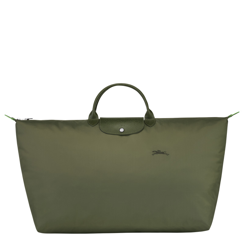 Bolsas De Viagem Longchamp Le Pliage Green XL Travel bag Masculino Forest | LC-VAGG1378