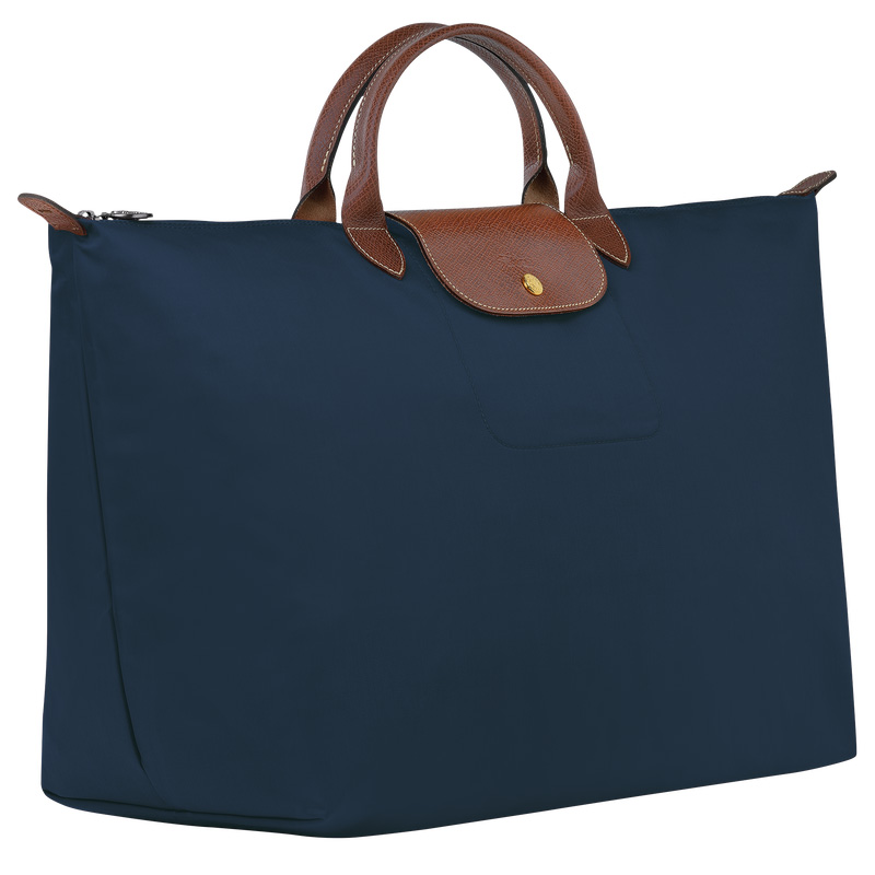 Bolsas De Viagem Longchamp Le Pliage Original L Travel bag Feminino Azul Marinho | LC-YMBY2781