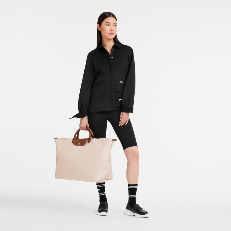 Bolsas De Viagem Longchamp Le Pliage Original L Travel bag Feminino Paper | LC-PAYV7781