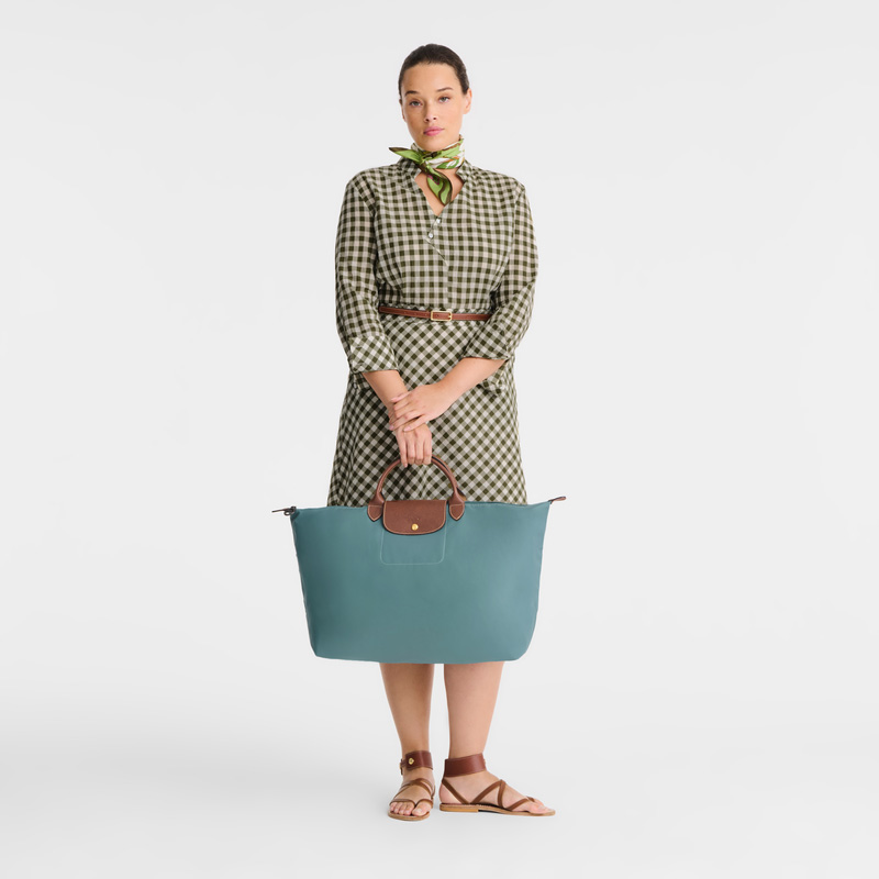 Bolsas De Viagem Longchamp Le Pliage Original L Travel bag Feminino Eucalyptus | LC-IYKV9383