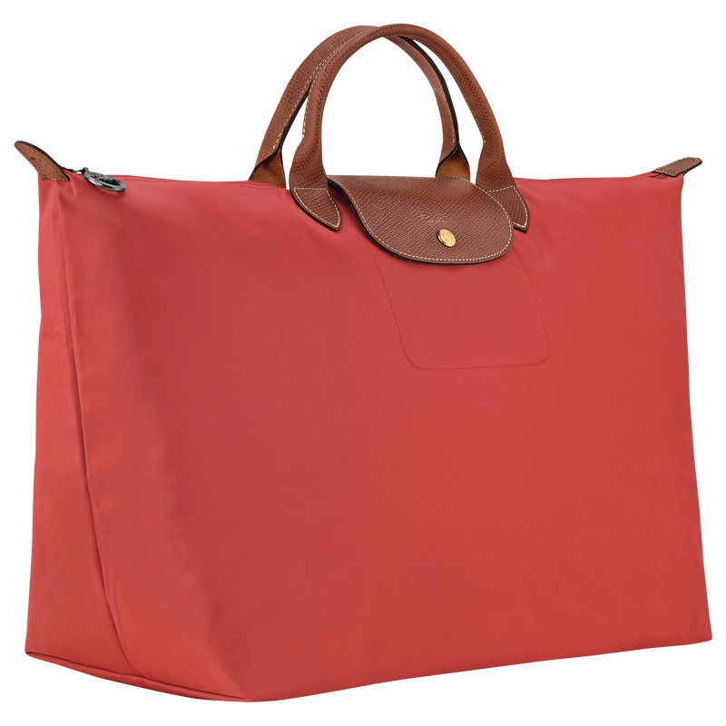 Bolsas De Viagem Longchamp Le Pliage Original L Travel bag Feminino Tomato | LC-WRBT2116