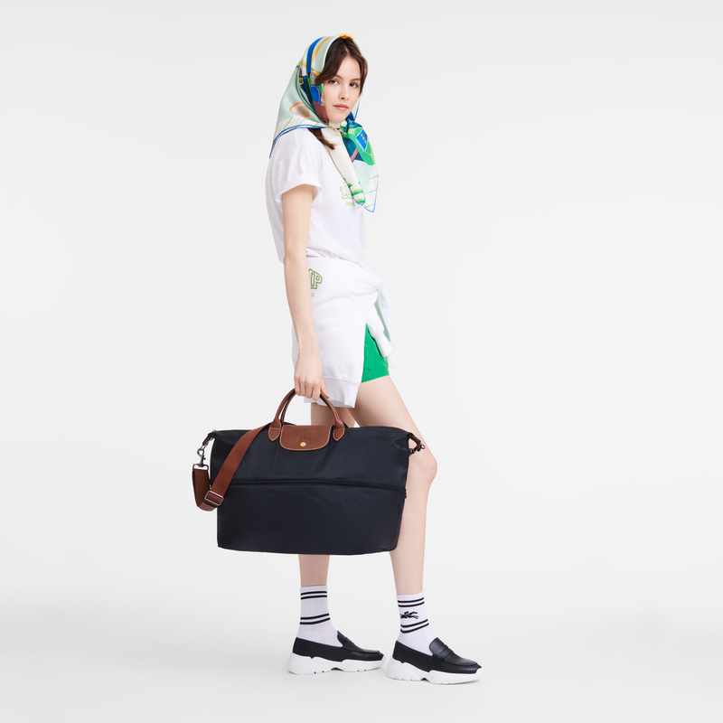 Bolsas De Viagem Longchamp Le Pliage Original Travel bag expandable Feminino Pretas | LC-HVXQ0974