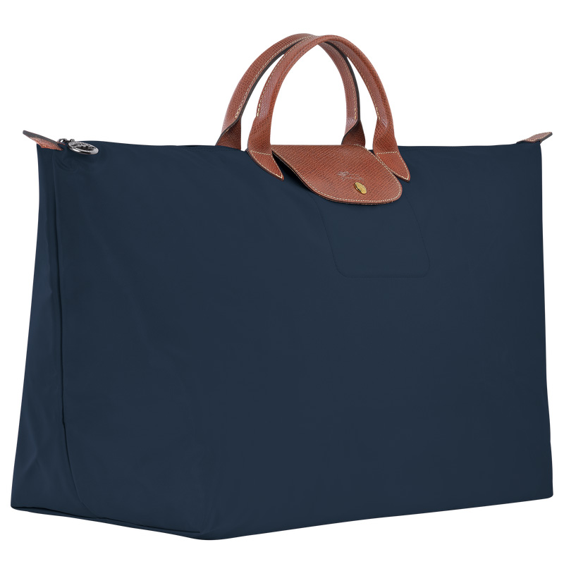 Bolsas De Viagem Longchamp Le Pliage Original XL Travel bag Masculino Azul Marinho | LC-RKNF3196
