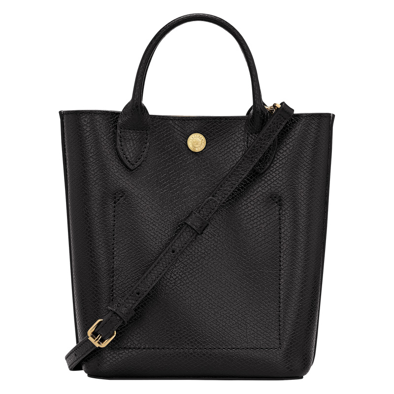 Bolsas Mini Longchamp Épure XS Tote bag Feminino Pretas | LC-LKBQ2539