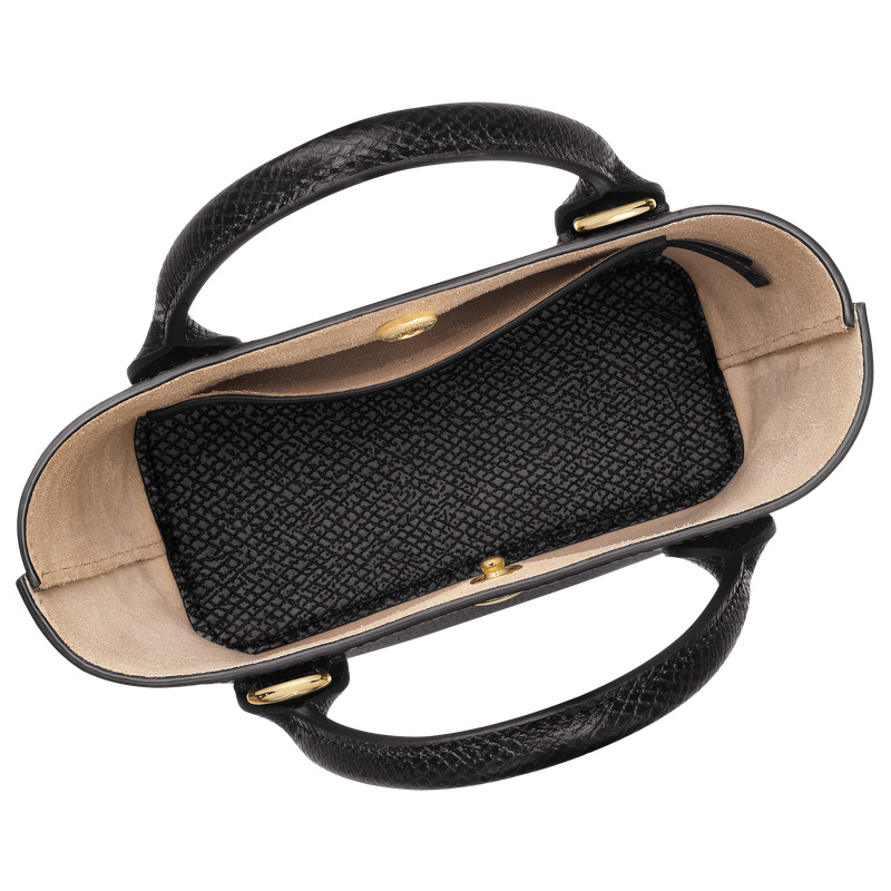 Bolsas Mini Longchamp Épure XS Tote bag Feminino Pretas | LC-LKBQ2539