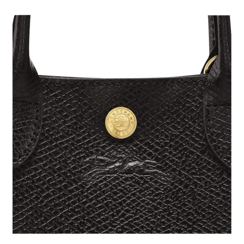 Bolsas Mini Longchamp Épure XS Tote bag Feminino Pretas | LC-LKBQ2539