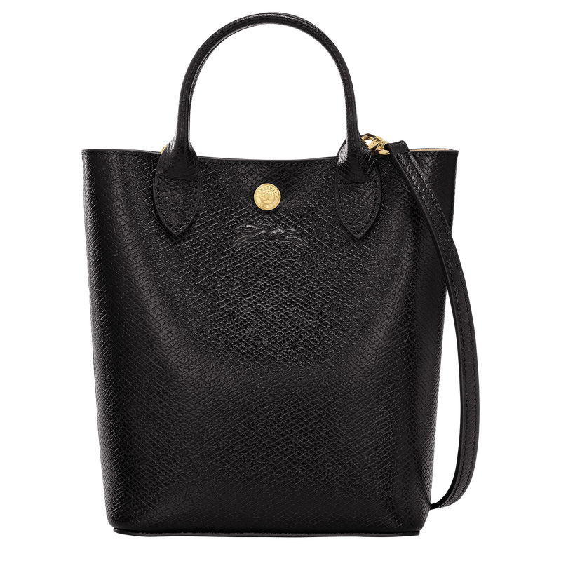 Bolsas Mini Longchamp Épure XS Tote bag Feminino Pretas | LC-LKBQ2539