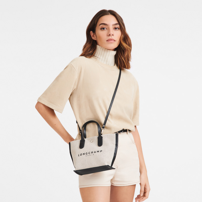 Bolsas Mini Longchamp Essential XS Handbag Feminino Ecru | LC-DFLY3617