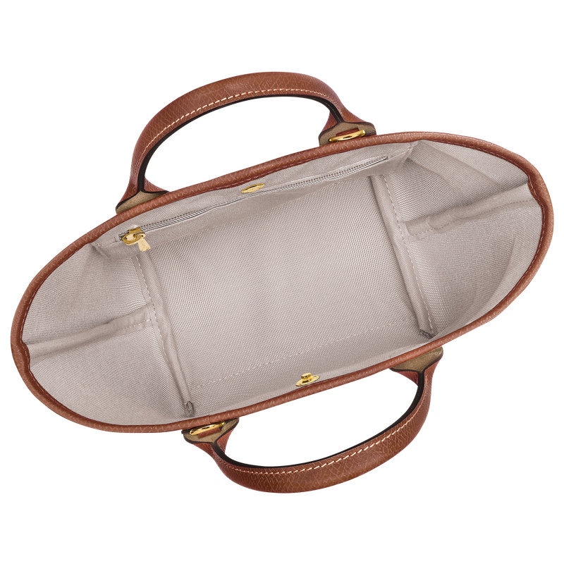 Bolsas Mini Longchamp Le Pliage Collection XS Basket bag Feminino Marrom | LC-FDYV6602