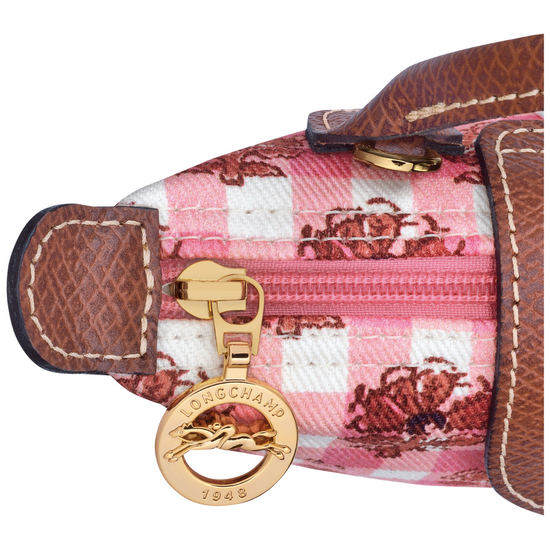 Bolsas Mini Longchamp Le Pliage Collection XS Pouch Feminino Blush | LC-QUZH9814