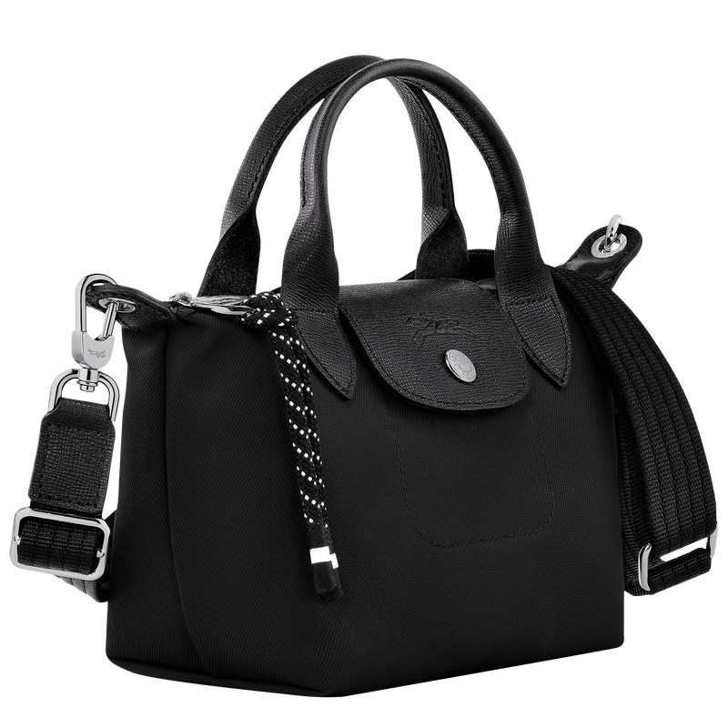 Bolsas Mini Longchamp Le Pliage Energy XS Handbag Feminino Pretas | LC-AFSG3658