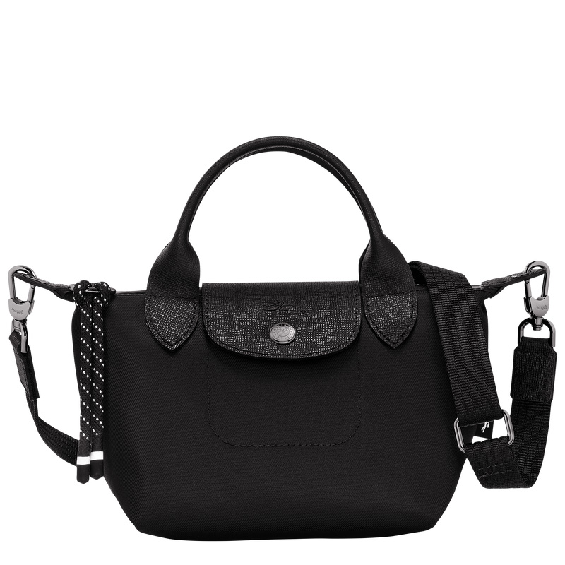Bolsas Mini Longchamp Le Pliage Energy XS Handbag Feminino Pretas | LC-AFSG3658