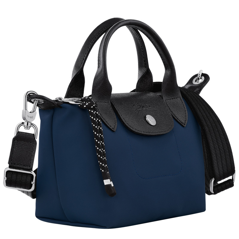 Bolsas Mini Longchamp Le Pliage Energy XS Handbag Feminino Azul Marinho | LC-DKYW3458