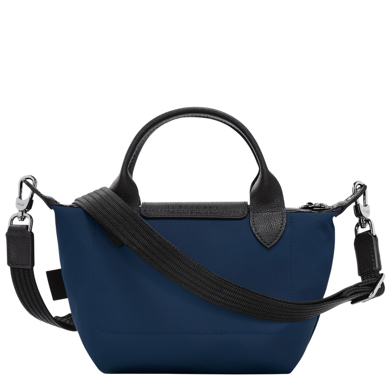 Bolsas Mini Longchamp Le Pliage Energy XS Handbag Feminino Azul Marinho | LC-DKYW3458