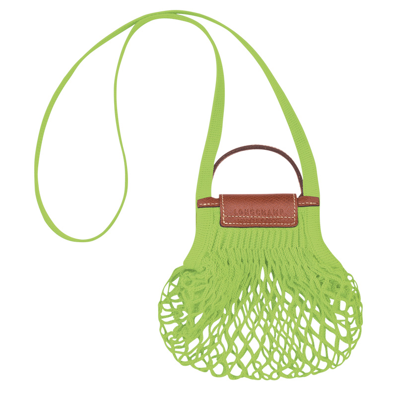 Bolsas Mini Longchamp Le Pliage Filet XS Mesh bag Feminino Verdes Luz | LC-THOM4736