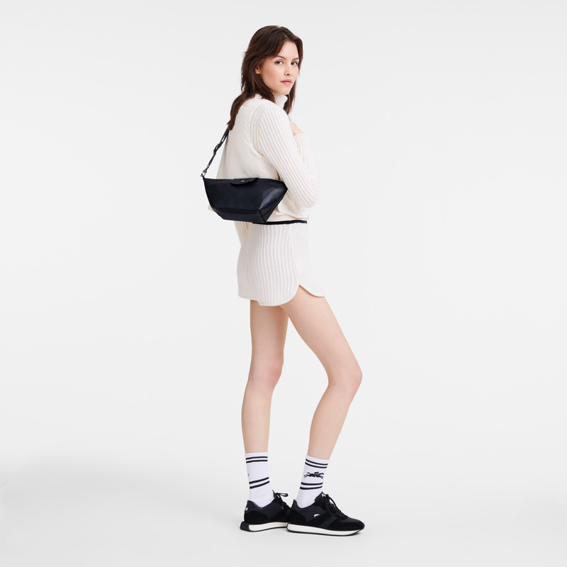 Bolsas Mini Longchamp Le Pliage Xtra XS Crossbody bag Feminino Pretas | LC-KEQV2118