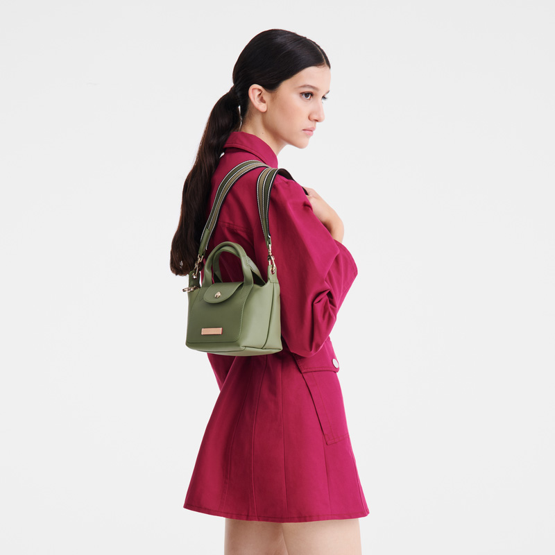 Bolsas Mini Longchamp Le Pliage Xtra XS Handbag Feminino Laurel | LC-GUAL1612