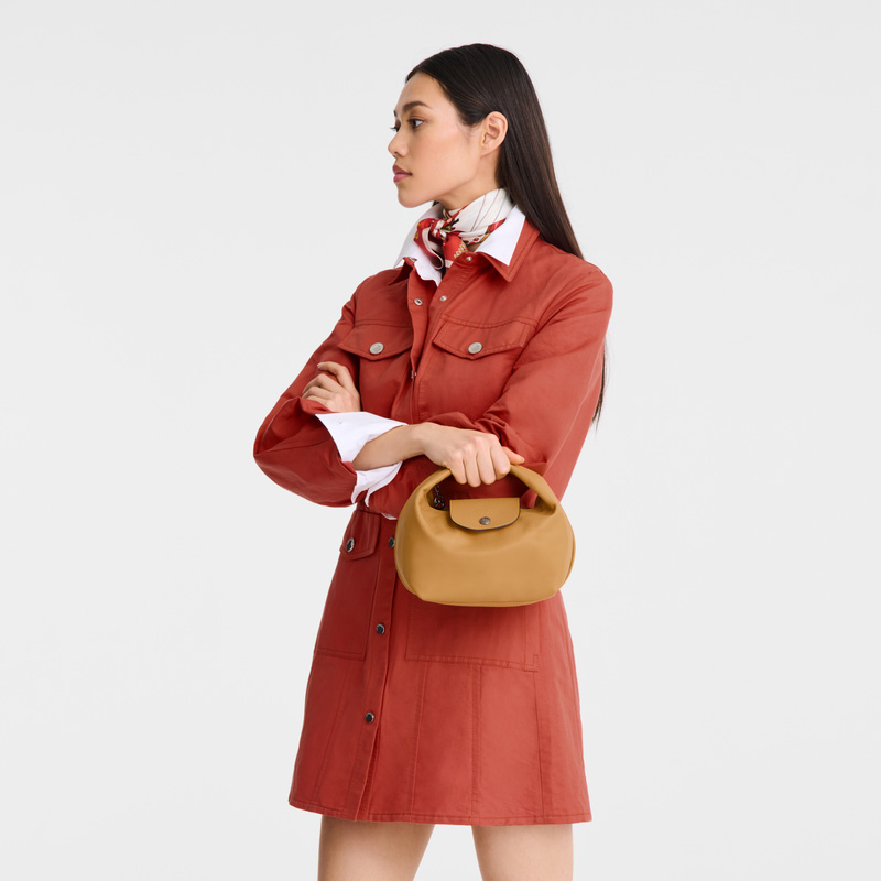 Bolsas Mini Longchamp Le Pliage Xtra XS Handbag Feminino Honey | LC-PWBA7544