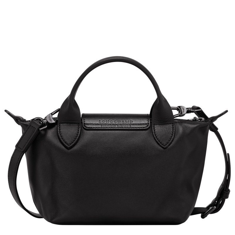 Bolsas Mini Longchamp Le Pliage Xtra XS Handbag Feminino Pretas | LC-DRNB6460