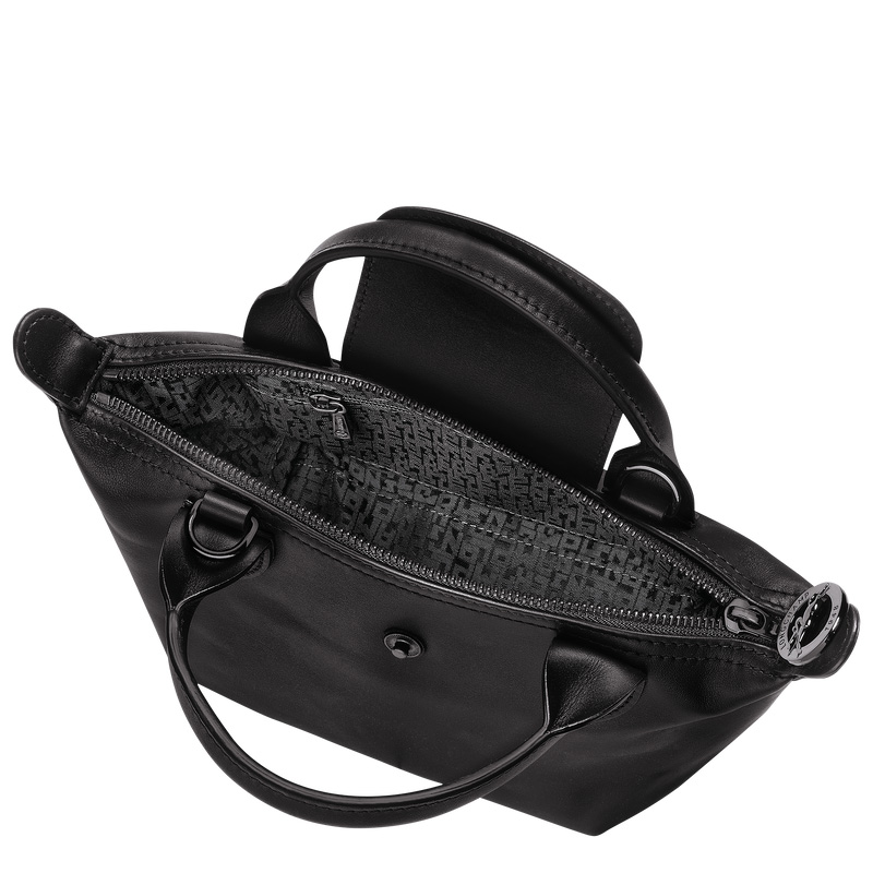 Bolsas Mini Longchamp Le Pliage Xtra XS Handbag Feminino Pretas | LC-DRNB6460