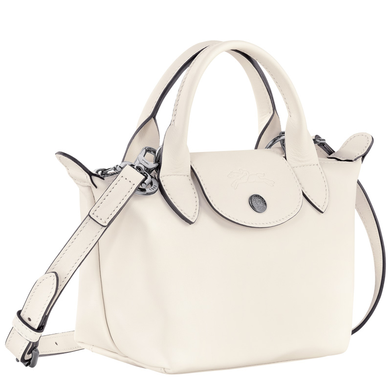 Bolsas Mini Longchamp Le Pliage Xtra XS Handbag Feminino Ecru | LC-LANC1061