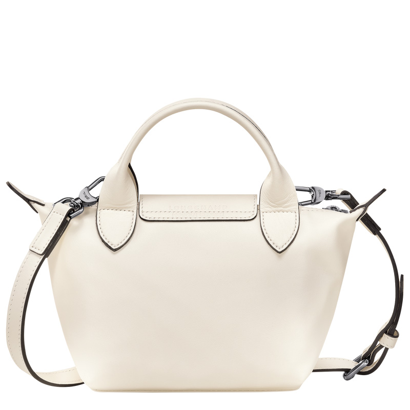 Bolsas Mini Longchamp Le Pliage Xtra XS Handbag Feminino Ecru | LC-LANC1061