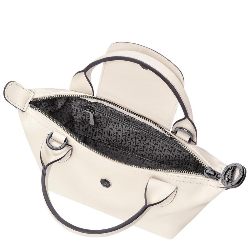 Bolsas Mini Longchamp Le Pliage Xtra XS Handbag Feminino Ecru | LC-LANC1061