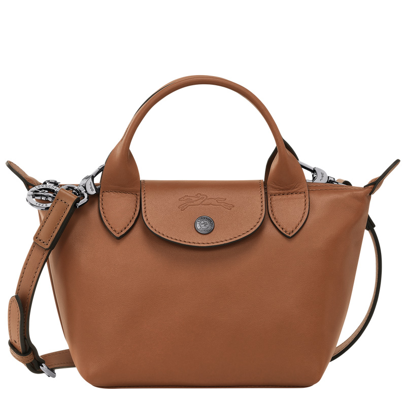 Bolsas Mini Longchamp Le Pliage Xtra XS Handbag Feminino Cognac | LC-OEVM1152