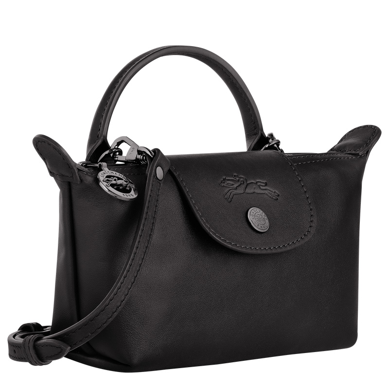 Bolsas Mini Longchamp Le Pliage Xtra XS Pouch Feminino Pretas | LC-VWLP7951