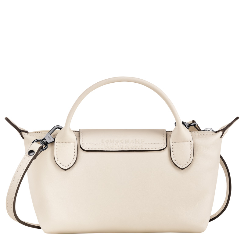 Bolsas Mini Longchamp Le Pliage Xtra XS Pouch Feminino Ecru | LC-NZGH6872