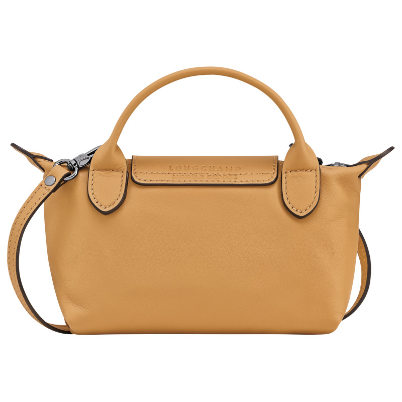 Bolsas Mini Longchamp Le Pliage Xtra XS Pouch Feminino Honey | LC-ISHU6870